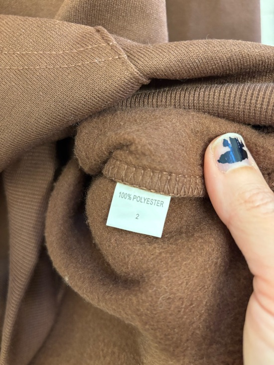 Backwoods Mens Brown Hoodie Sweatshirt Size Large Cigar Streetwear Western - Picture 7 of 8